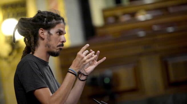 Alberto Rodríguez, en el Congreso.
