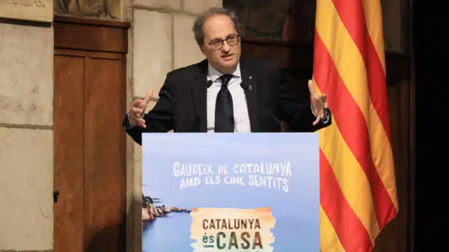 Torra apela al resto de españoles para salvar el turismo en Cataluña: "Aquí todos son bienvenidos"