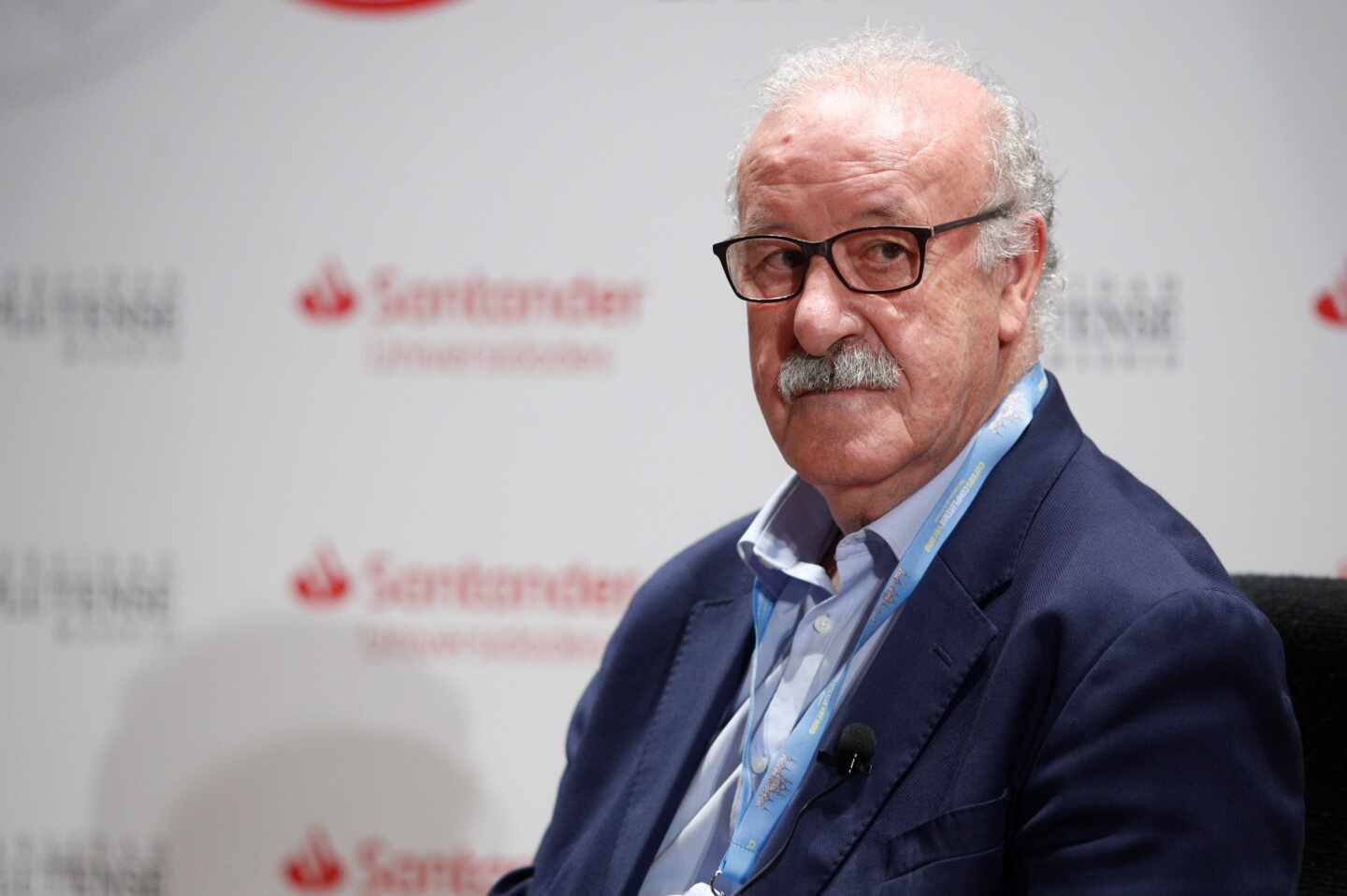 Vicente del Bosque, en la inauguración de los Cursos de Verano de El Escorial 2019.