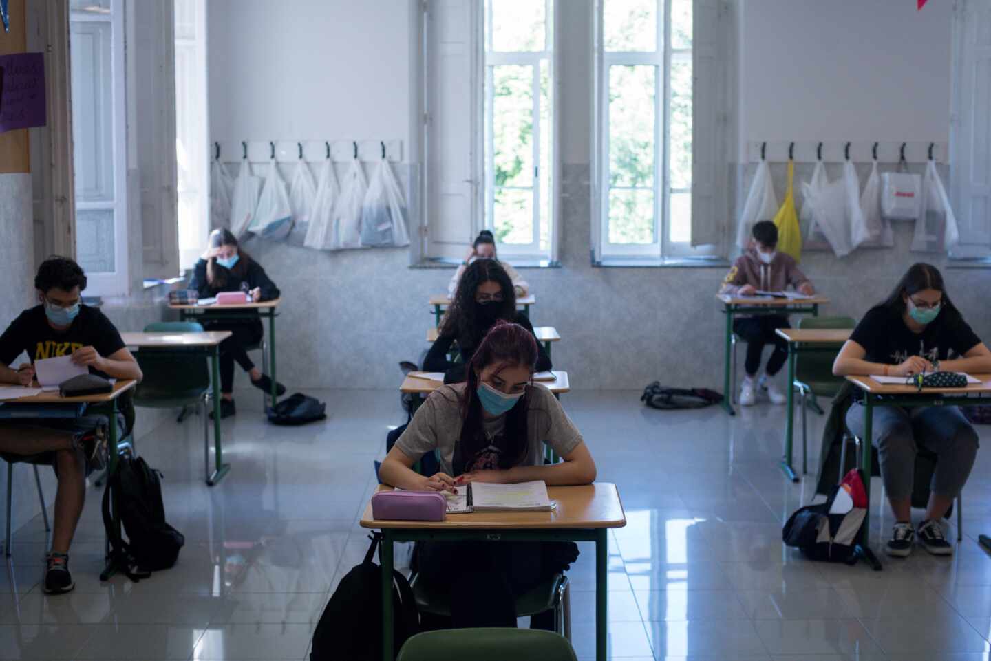 Los alumnos de ESO y posobligatoria de Cataluña se harán ellos mismos la PCR
