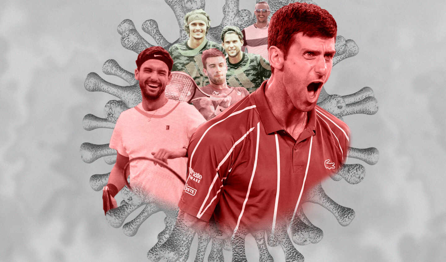 Anatomía de un brote: quién es quién en la "fiesta" de Djokovic