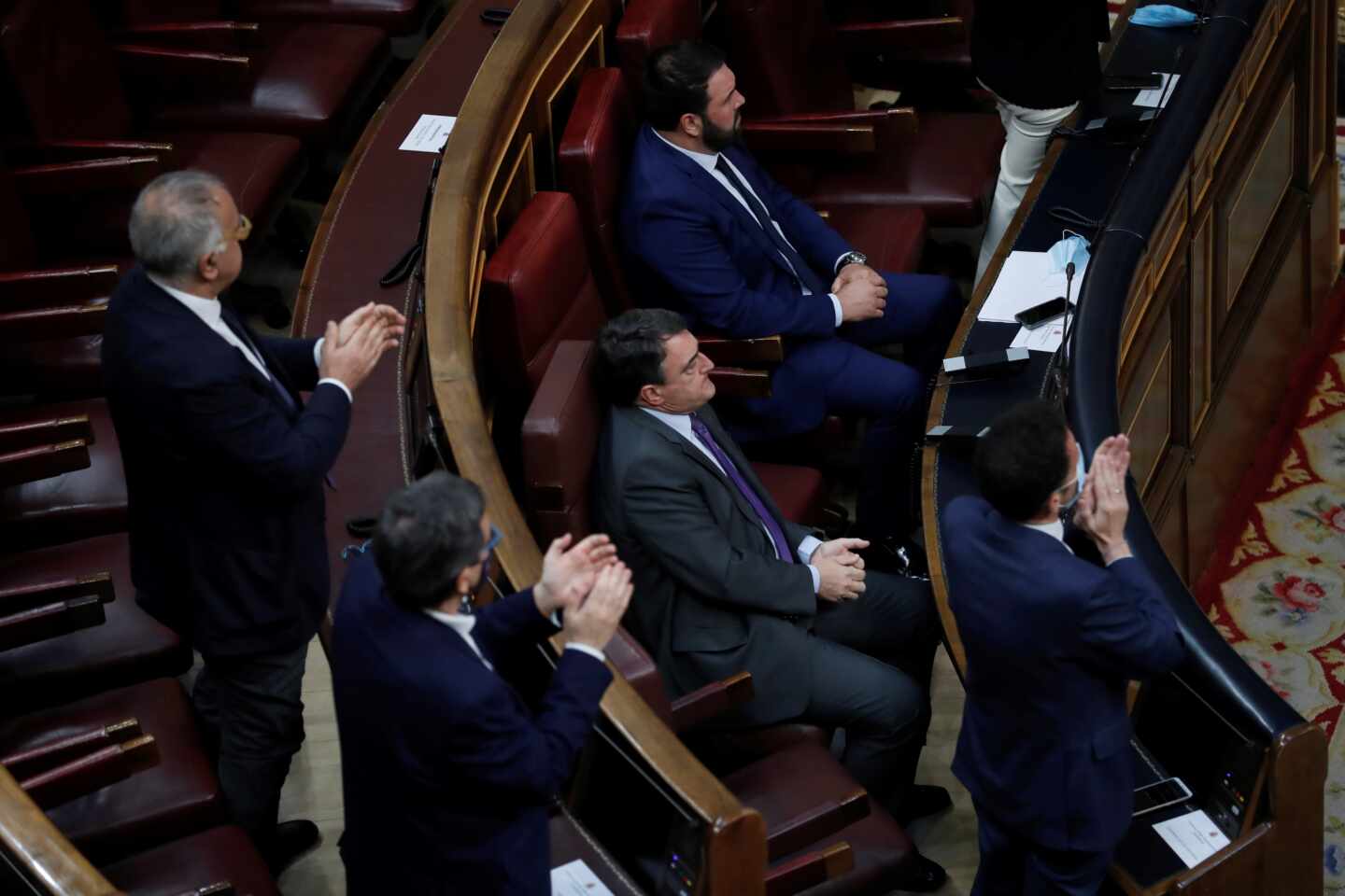 Bildu evita aplaudir el discurso de las víctimas del terrorismo en el homenaje del Congreso