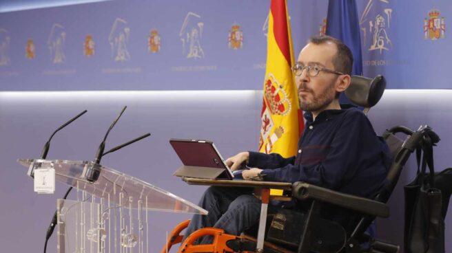 Pablo Echenique, en una comparecencia en el Congreso.