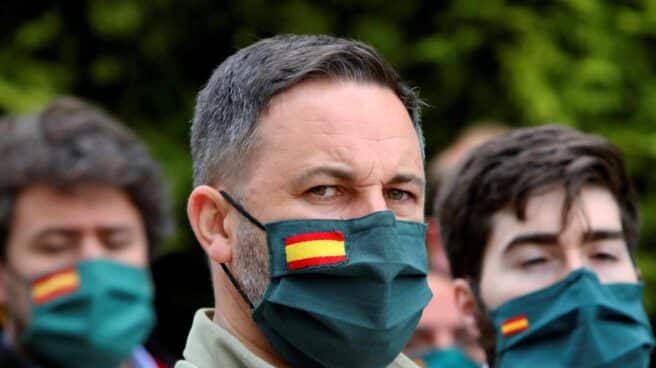 El presidente de Vox, Santiago Abascal.