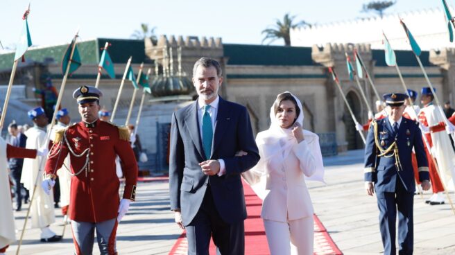 Los Reyes, durante su visita de Estado a Marruecos en 2019.