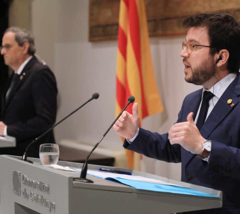 Aragonès acusa a los borbones de ser "una organización criminal"