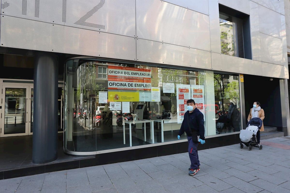 Oficina de empleo en la Comunidad de Madrid: las oficinas de empleo siguen cerradas.