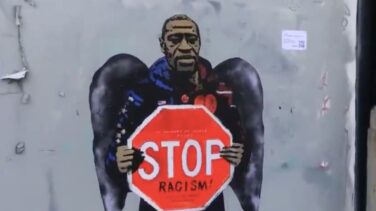 TVBoy y su grafiti de Floyd: "Aunque EEUU resulte lejano, en Europa hay racismo"