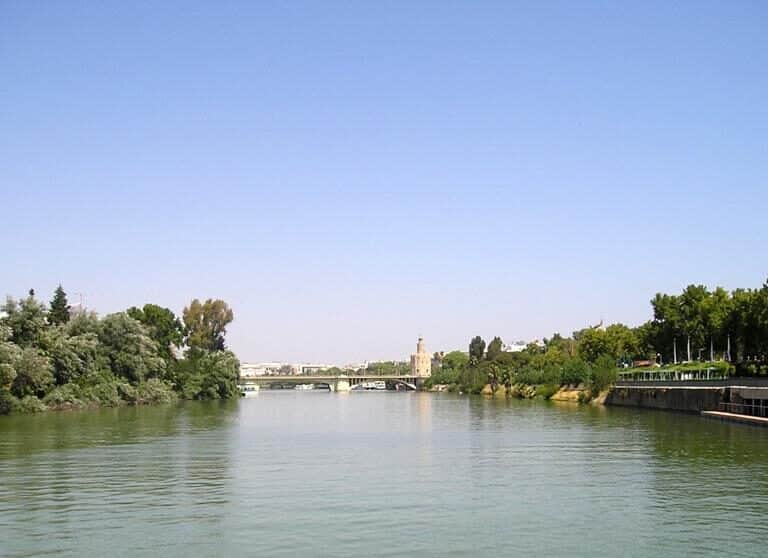 Buscan a un niño desaparecido en el agua cuando se bañaba en el Guadalquivir