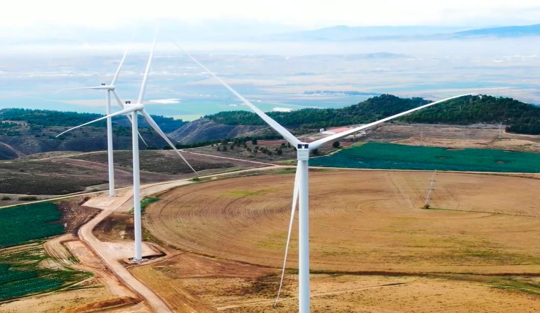 El complejo eólico CAVAR de Iberdrola, en Navarra.