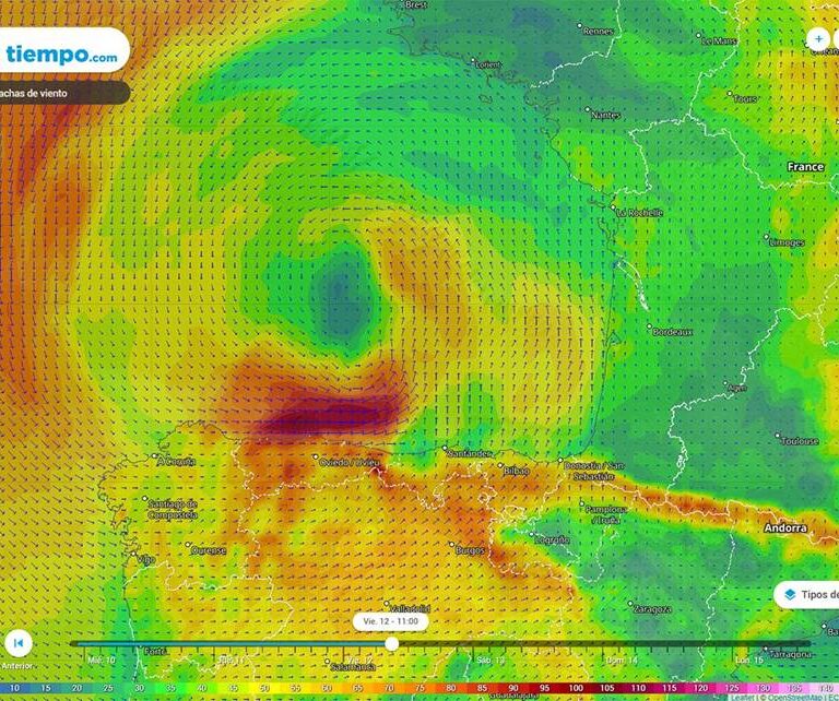 Inusual inicio del mes de junio: una borrasca fría aislada llegará al Cantábrico