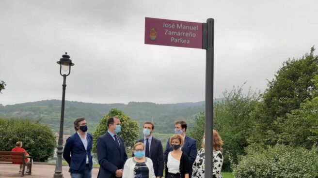 Pablo Casado, en Renteria en el homenaje a José Manuel Zamarreño.