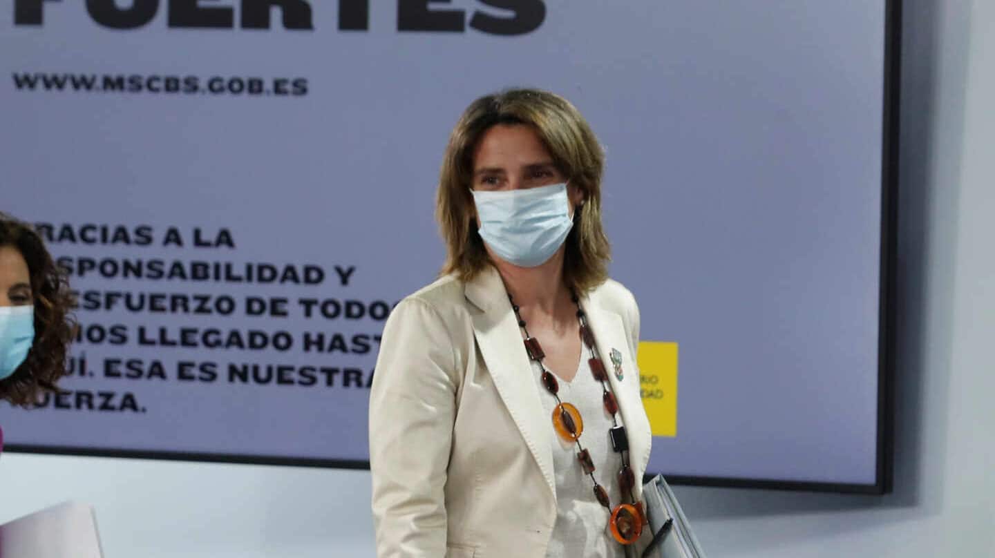 La vicepresidenta y ministra para la Transición Ecológica, Teresa Ribera.