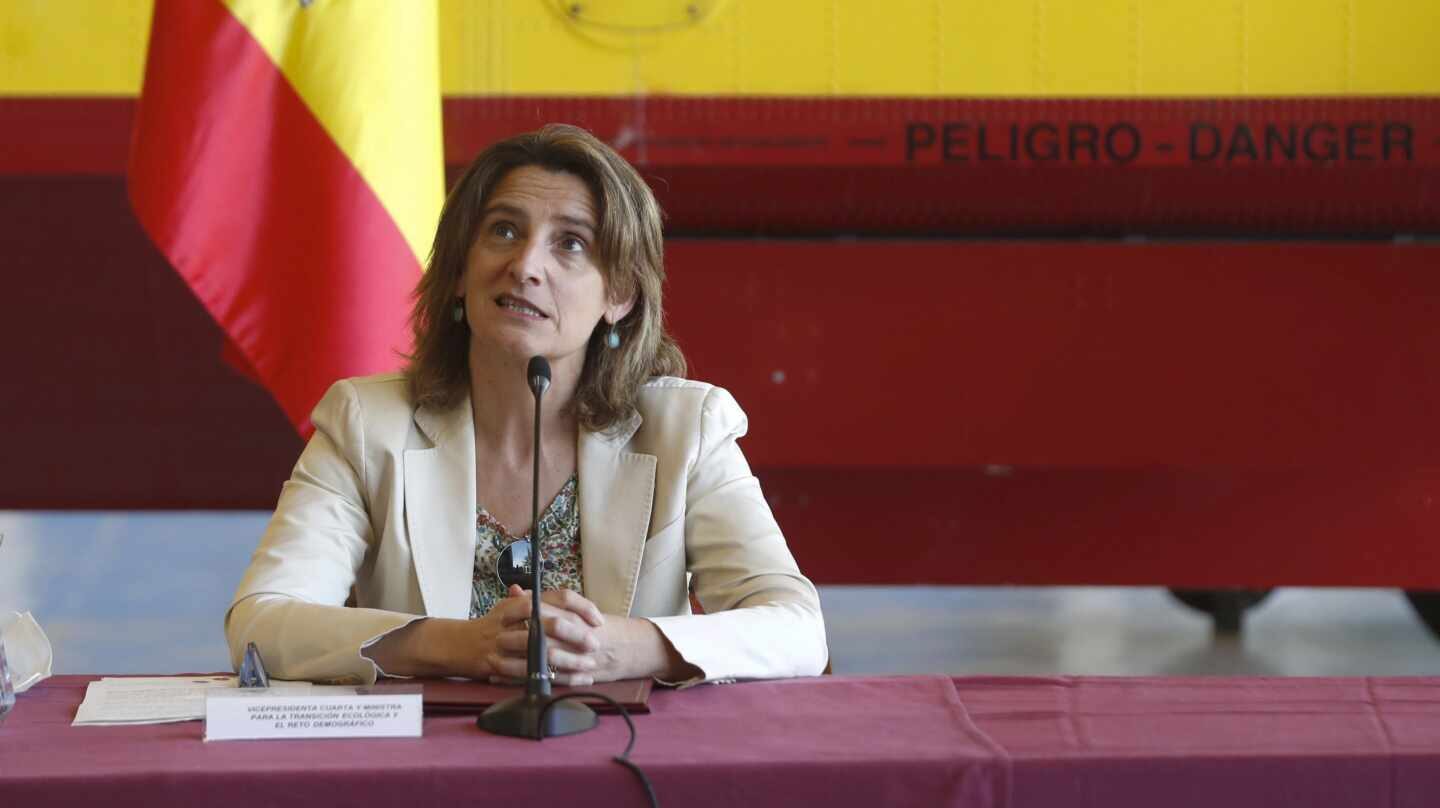 La vicepresidenta y ministra para la Transición Ecológica, Teresa Ribera.
