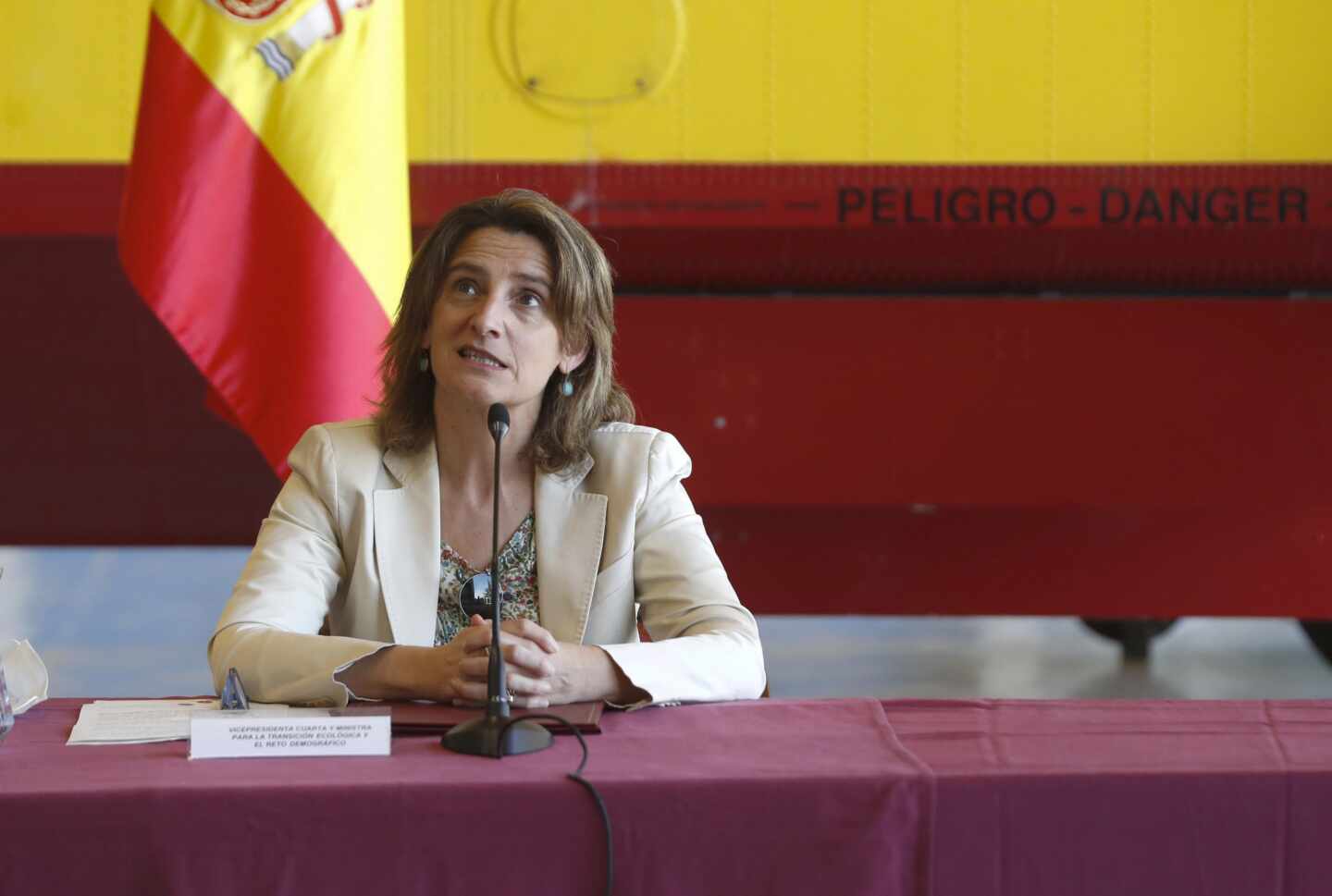 La vicepresidenta y ministra para la Transición Ecológica, Teresa Ribera.