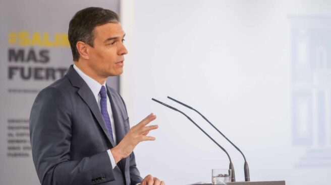 Pedro Sánchez, en La Moncloa.