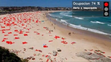 Videovigilancia con inteligencia artificial para frenar el Covid en las playas de España