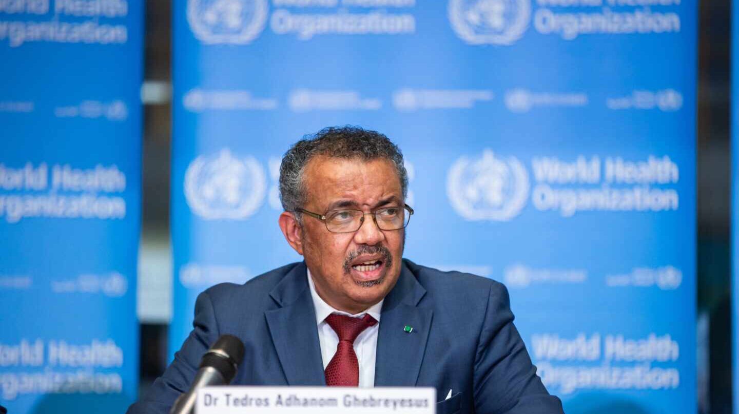 El director general de la Organización Mundial de la Salud, Tedros Adhanom Ghebreyesus.