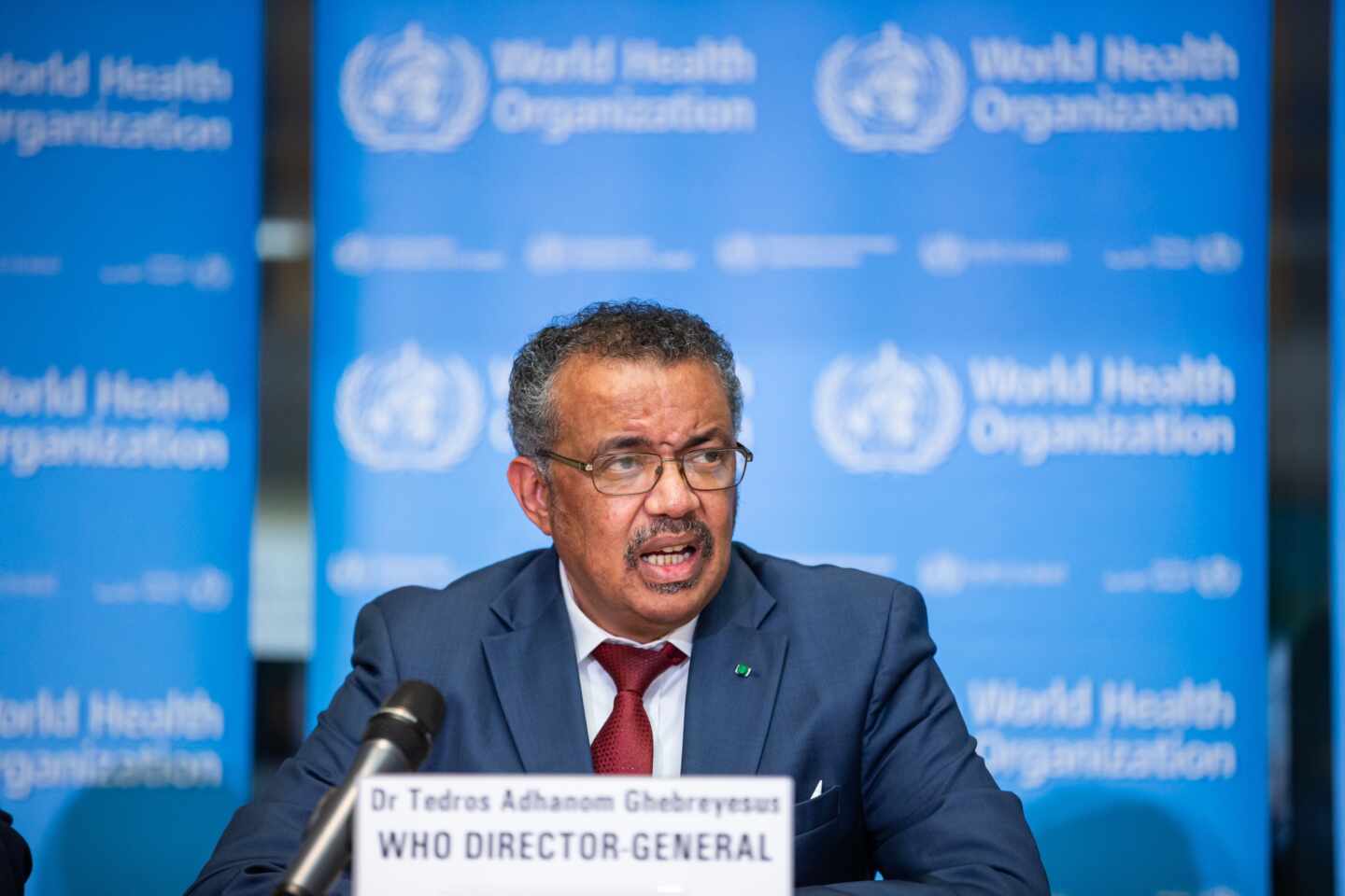 El director general de la Organización Mundial de la Salud, Tedros Adhanom Ghebreyesus.