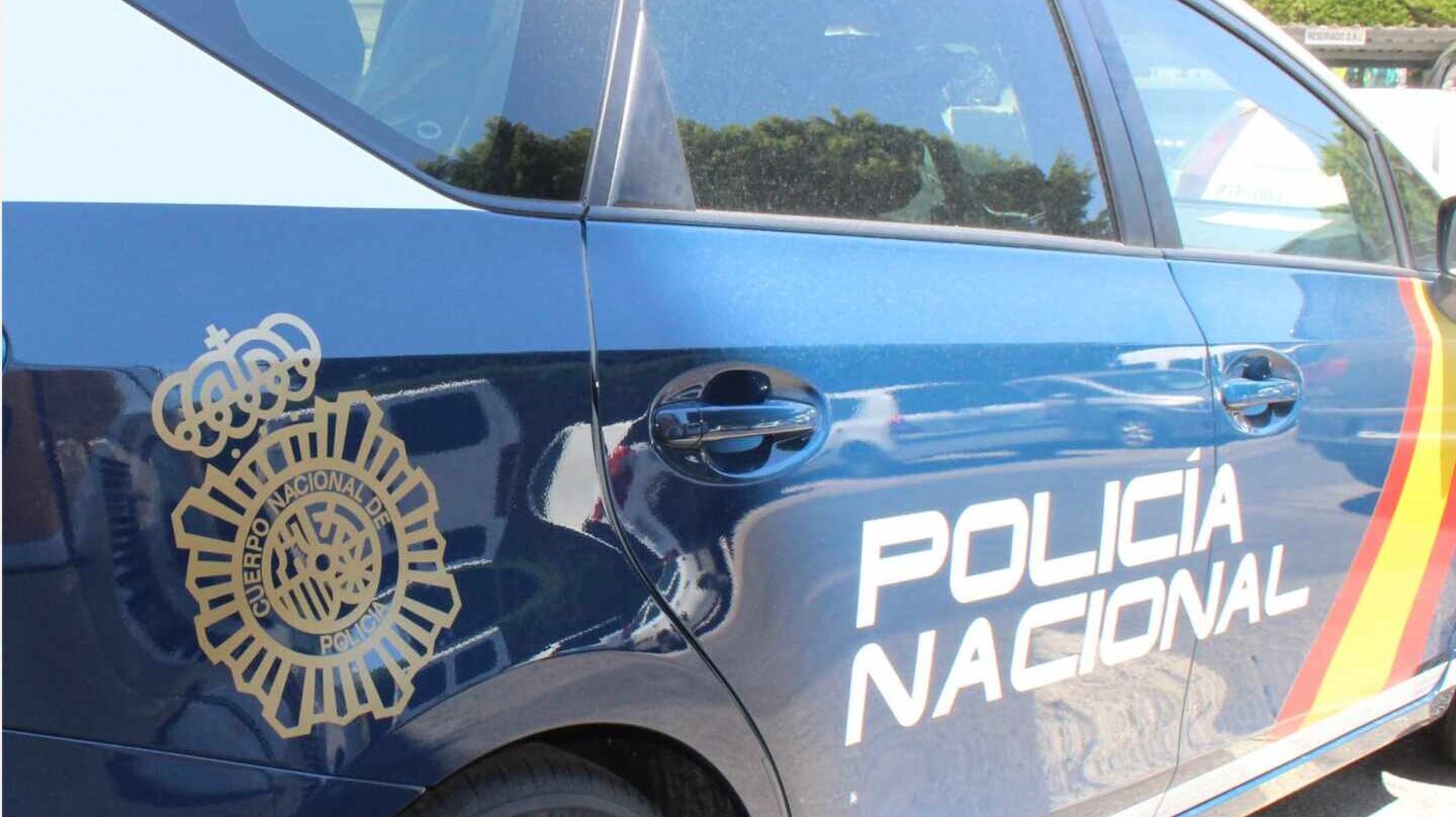 Vehículo de la Policía Nacional.