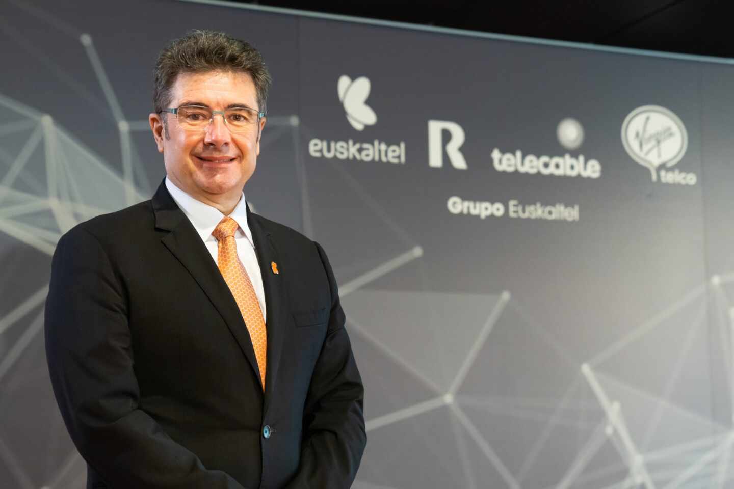 José Miguel García, consejero delegado de Euskaltel, en la Junta General de Accionistas de 2020.