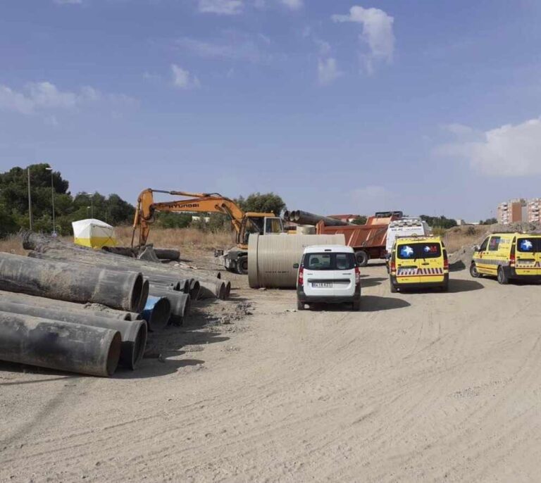Fallece un trabajador en Madrid tras ser golpeado por una tubería de grandes dimensiones