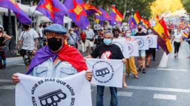 Una marcha reivindica la república en Madrid contra una monarquía "corrupta"