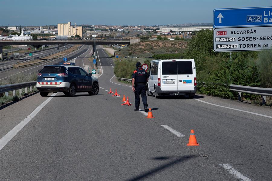 La Generalitat confirma 14 brotes de Covid en la comarca confinada de Lleida