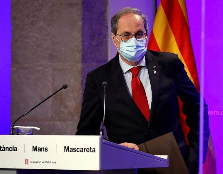 La inflacionista exigencia de recursos de Torra: de 1.800 a 30.000 millones en cuatro meses