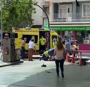 Cuatro heridos, dos de ellos graves, en la explosión de una gasolinera de Cartagena