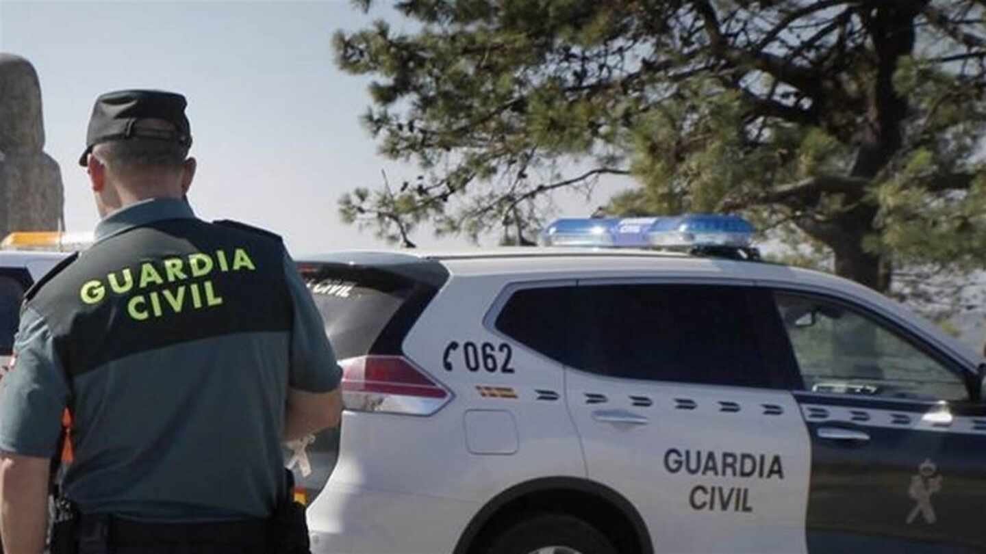 Un guardia civil, durante un servicio.