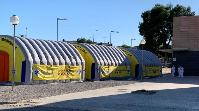 Carpas médicas en Lleida.
