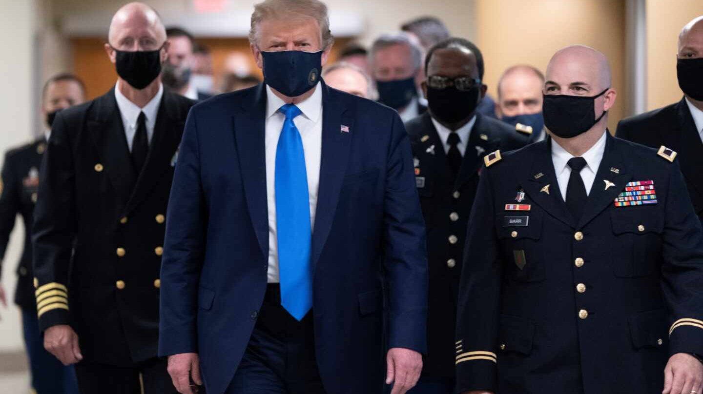 Trump mascarilla