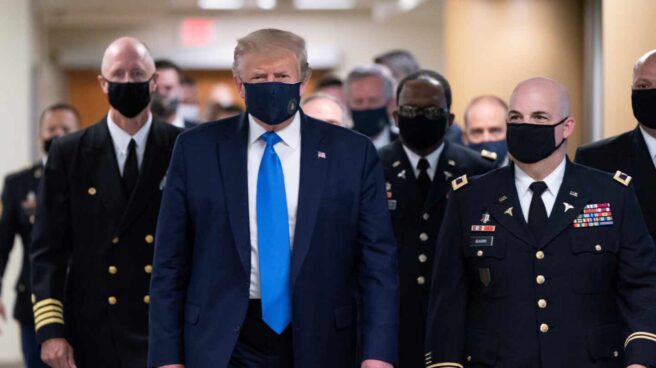 Donald Trump-mascarilla-coronavirus Trump mascarilla