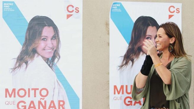 La candidata de Ciudadanos al Parlamento gallego, Beatriz Pino.