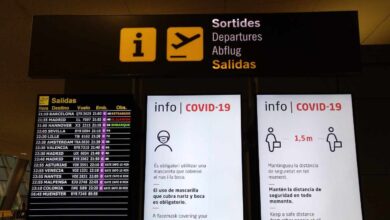 Las aerolíneas aplican un recorte masivo de vuelos a España en plena ola de contagios