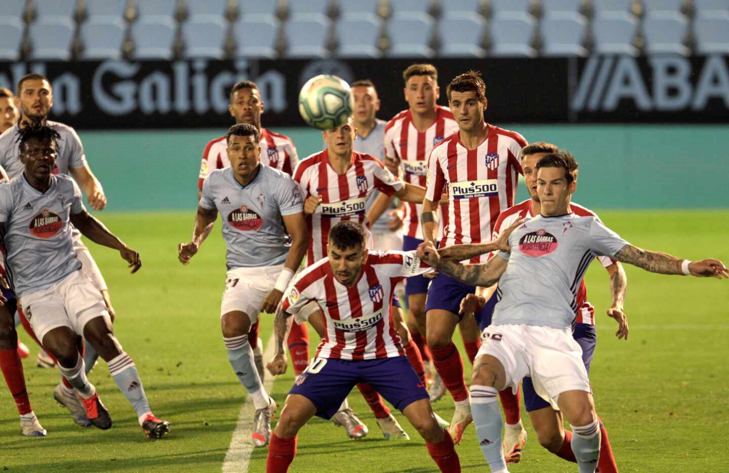 Un partido de la LaLiga de Fútbol.