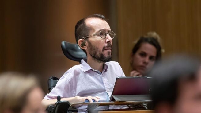 El portavoz de Unidas Podemos en el Congreso, Pablo Echenique.