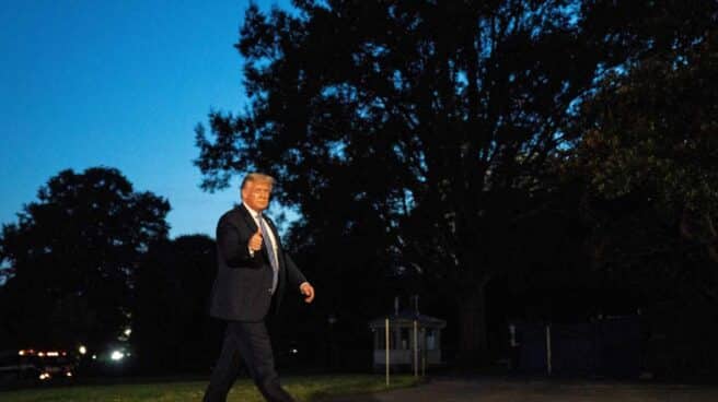 Trump returns to the White House after Texas trip