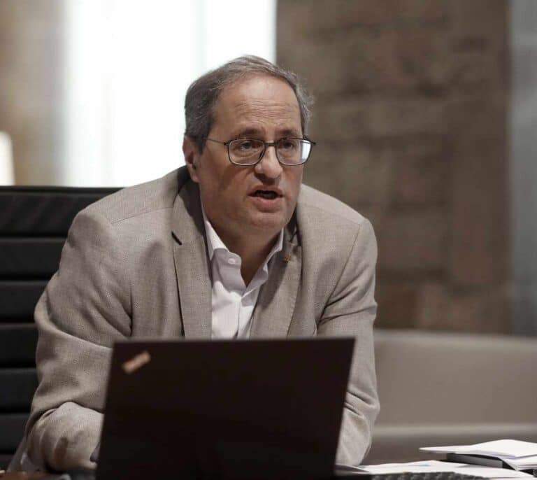 Torra denuncia la "venganza" contra los presos: "¿Este es el diálogo que ofrece España?"