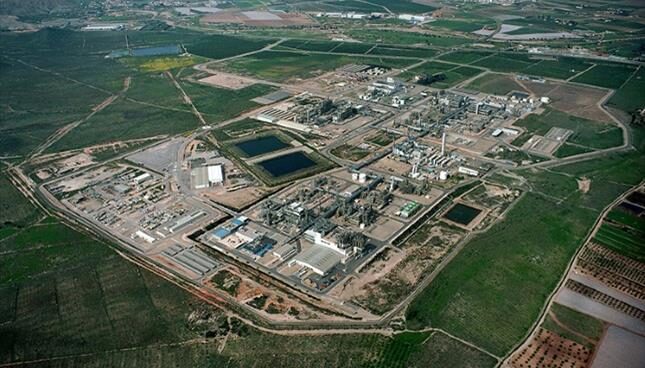 Instalaciones del grupo saudí Sabic en Cartagena (Murcia).