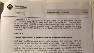 La Selectividad ideológica de Baleares: "Països Catalans" y castellano como "lengua del imperio"