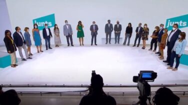 El show de Puigdemont, Torra y Jordi Sánchez para la fundación de JxCat