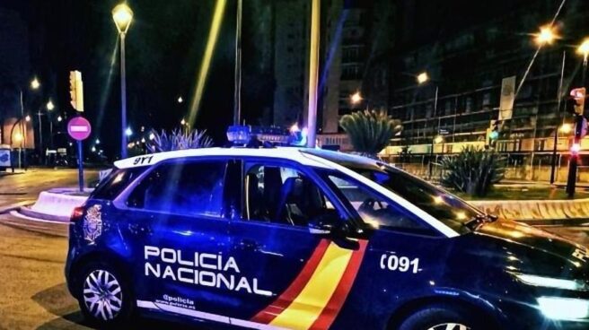 Un coche patrulla de la Policía Nacional.