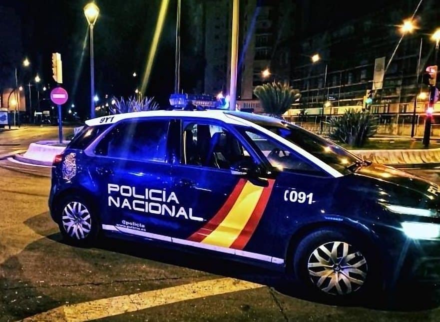Un coche patrulla de la Policía Nacional.