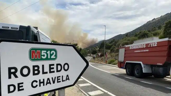 Madrid pide ayuda del Ejército por un incendio en Robledo de Chavela