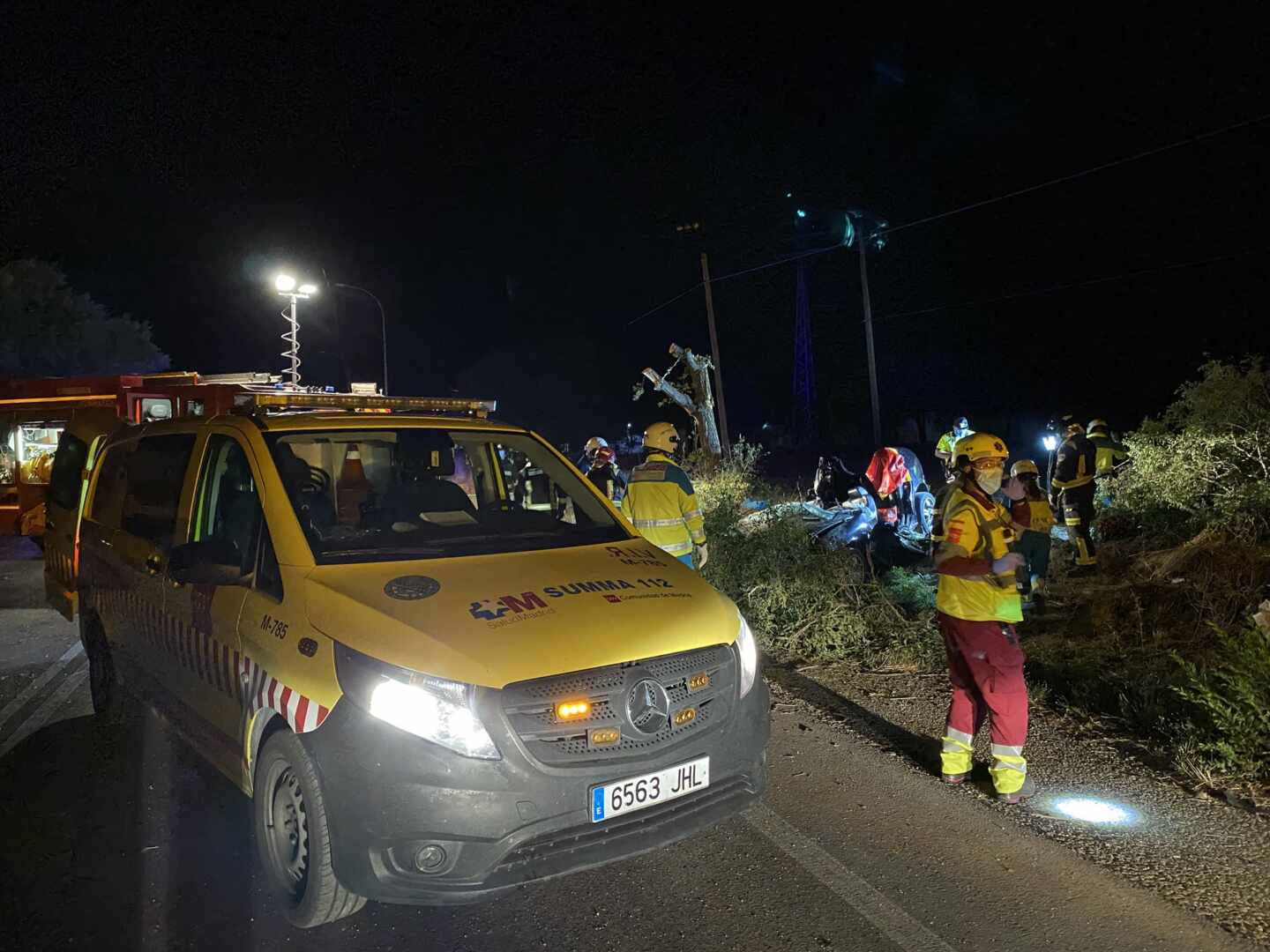 Mueren tres personas, entre ellas un menor, en un accidente de tráfico en Móstoles