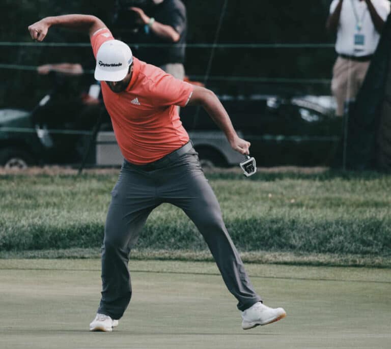 El increíble putt de 20 metros de Jon Rahm