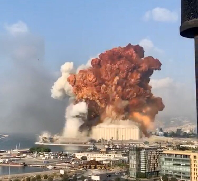 Registrada una explosión en la zona del puerto de Beirut (Líbano)