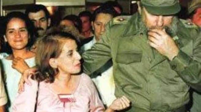 Hilda Molina y Fidel Castro